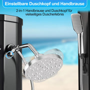 Ducha solar Sonnewelt de 60 L para jardín, incluye funda protectora y teleducha