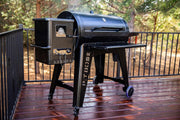 Barbacoa de pellets Pit Boss Navigator 1150, negro, de acero, 162 x 94 x 119 cm, con pantalla digital