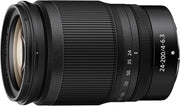 Cámara híbrida Nikon Z6III + Z 24-200mm f/4-6.3 VR, formato completo de 24,5 MP, vídeo 6K, hasta 120 fps, pantalla táctil y orientable