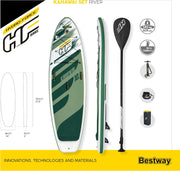 Hydro-Force SUP, tabla de paddle surf hinchable, set completo, varios estilos, tamaños, 2,4 m, 3,4 m, 3,8 m, 3,8 m, 3,8 m, 3,8 m