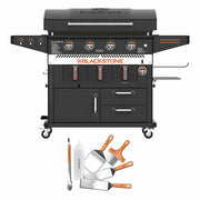 Plancha Blackstone Patio 36 Cabinet con freidora de aire y kit de herramientas de lujo