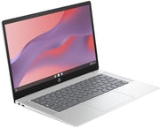 HP Chromebook 14a-nf0000sf Portátil 14" FHD IPS, PC Portátil (Intel Core i3-N305, RAM 8 GB, UFS 256 GB, Intel UHD Graphics, Chrome OS), Laptop Plata, Teclado AZERTY