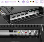 Smart TV TuTu de 32 pulgadas (80 cm) WiFi VIDAA conectada, televisión sin bordes con triple sintonizador (DVB-C/S2/-T2), aplicación VIDAA Remote, Molotov, Netflix, Prime Video, Disney+, Youtube (TUV32HQ1B, 2024)