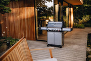 Enders® Gasgrill Monroe Pro 4 SIKR Turbo, 4-Brenner, mit Kocher und Infrarot-Heckbrenner, PanoVision Sichtfenster, Gussrost, Aluguss Grill, 800 °C TURBO ZONE™, SIMPLE CLEAN™, #8362