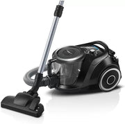 Aspiradora sin bolsa Bosch Serie 6 BGC41X36, aspiradora de trineo, ideal para alérgicos, filtro higiénico, boquilla para parqué, alfombras y baldosas, gran potencia de succión, silenciosa, 700 W, azul