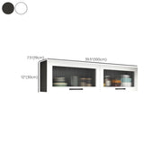 Alacenas de pared para cocina, de madera blanca