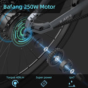 Bicicleta eléctrica ADO Air28 Pro, pedelec con transmisión por correa, bicicleta urbana, e-bike de 28 pulgadas, 2 velocidades, cambio automático, motor trasero Bafang, portaequipajes, bicicleta eléctrica para mujer/hombre