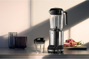 WMF Kult Pro Batidora multifunción de alta potencia, 30.000 rpm, licuadora para smoothies, batidora de vaso, función para picar hielo, 4 vasos mezcladores incl. tapa To-Go