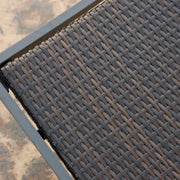 Set de 4 tumbonas de patio para exteriores de aluminio Deco