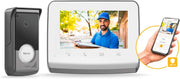 somfy 1871229 – Videoportero V350 Connect | Interfono conectado | Pantalla de 7 pulgadas | Visión nocturna | Gestión de visitas a distancia mediante la aplicación Protect | Control de hasta 5 equipos motorizados RTS