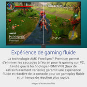 Monitor Gaming Dell 27 - SE2725HG, Full HD (1920x1080), 200Hz, Fast IPS, 1ms, AMD FreeSync Premium, 99% sRGB, VESA (100x100mm), DisplayPort, 2 HDMI, Garantía de 3 años, Negro