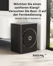 Barra de sonido ULTIMEA Skywave F40 Boom 5.1.2 Dolby Atmos con subwoofer de 6.5", 2 altavoces envolventes, Bluetooth 5.4 y HDMI eARC