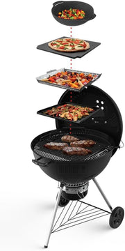 Barbacoa de carbón Weber Master-Touch, 66 cm, negro