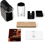 Cafetera de cápsulas Nespresso KRUPS Pixie Titan Original, diseño compacto, 25 segundos de tiempo de calentamiento, 2 tamaños de taza, apagado automático, 19 bares de presión, cafetera XN306TK