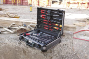 KS Tools 922.0731 Juego de herramientas completo de 131 piezas, maletín de herramientas con destornilladores, vasos y accesorios, caja de herramientas profesional con garantía de por vida