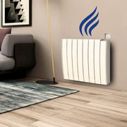 Radiador eléctrico de cerámica de inercia seca Voltman 1500W - Blanco