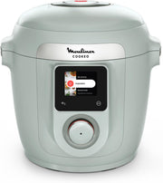 Moulinex Cookeo Wifi 10 en 1, multicocina inteligente de alta presión, 10 modos de cocción, rápida, sin supervisión, guía de cocción paso a paso, 6 L, CE96G310