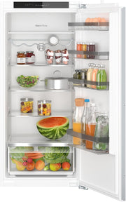 Bosch KIR41VFE0, Serie 4, Frigorífico pequeño, Integrable, 122,5 x 56 cm, 204 L [Clase de eficiencia energética E]