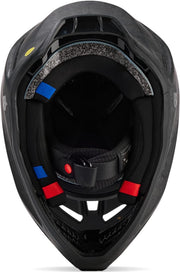 Casco de Motocross Fox V3 RS Carbon Solid MIPS, Negro Mate, M (57/58)