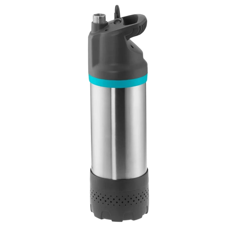 Bomba de presión sumergible Gardena 6100/5 inox automatic 6100 l/h, filtro de suciedad, silenciosa, protección contra funcionamiento en seco 177320, clase energética B