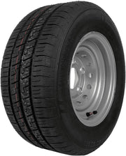 Rueda Completa para Remolque 195/55 R10C 98/96N – Neumático de Remolque Reforzado – Llanta de Acero de 10 Pulgadas 5x112 – Alta Capacidad
