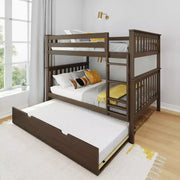 Litera matrimonial sobre matrimonial Max & Lily con cama nido