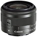 Canon EF-M 15-45 mm f/3.5-6.3 IS STM (certificado reacondicionado), base, negro