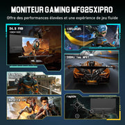 Minifire Monitor Gamer para PC de 24.5 pulgadas, 300Hz, Fast IPS, FHD 1080P, 1ms, 16:9, FreeSync, 120% sRGB, ángulo de visión amplio de 178°, VESA, HDMI 2.0 y DP1.4, cuidado ocular - (MFG25X1 Pro)