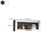 Alacenas de pared para cocina, de madera blanca