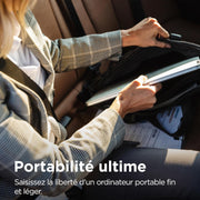 Lenovo IdeaPad Slim 3 Chromebook 14M868 - Portátil 14'' FHD (MediaTek Kompanio 520, RAM 4GB, SSD 64GB, GPU Arm Mali-G52 2EE MC2, Chrome OS) Teclado AZERTY Francés - Azul