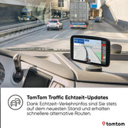 TomTom GO Expert Plus navegador para camiones (pantalla de 7 pulgadas, rutas y puntos de interés para vehículos grandes, TomTom Traffic incluido, mapas del mundo, alertas de restricciones en tiempo real)