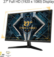 ASUS TUF Gaming VG277Q1A - Monitor gaming eSports 27" FHD - Panel VA - 165Hz - 1ms - 1920x1080 - 350cd/m² - DisplayPort y 2x HDMI - Altavoces - AMD FreeSync Premium - Extreme Low Motion Blur