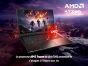 acer Nitro V 15 ANV15-41-R4FN, Ordenador Portátil Gaming 15.6'' Full HD IPS LCD 165Hz, (AMD Ryzen 5 7535HS, NVIDIA GeForce RTX 4050, RAM 16 GB, SSD 512 GB, Windows 11 Home) Teclado AZERTY, Negro