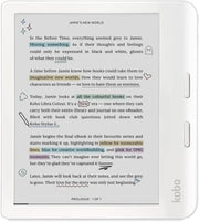 Lector de libros electrónicos Kobo Libra Colour | Pantalla E Ink Kaleido™ 3 de 7" | Temperatura de color y brillo ajustables | Reducción de luz azul | eBooks y audiolibros | Memoria de 32 GB | Resistente al agua | Blanco