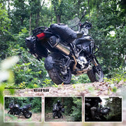 Rhinowalk Alforjas para Moto Impermeables Antivibración Bolsas Laterales de Motor Bolsos de Hombro para Moto 28L, 1 Par