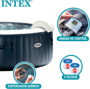 Intex - 28432NP - Pure Spa Azul Marino 6 plazas
