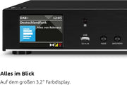Sintonizador HiFi DIGITRADIO 143 V3 DAB+ radio por internet con Bluetooth, Spotify Connect, WLAN y mando a distancia 43,5 cm