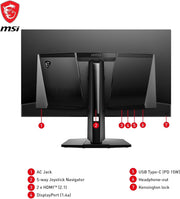 Monitor Gaming MSI MAG 321UPX QD-OLED de 31,5" 4K UHD - Panel Quantum Dot OLED 3840 x 2160, 240Hz / 0,03ms, 99% DCI-P3, ΔE≤2, DisplayHDR True Black 400 - DP 1.4a, HDMI 2.1, USB Type-C