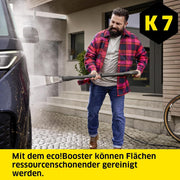 Limpiadora de alta presión Kärcher K 7 Premium Power Home, presión: 180 bares, caudal: 600 l/h, rendimiento de superficie: 60 m²/h, potencia: 3000 W, enrollador de mangueras, con pistola, boquilla turbo, lanza pulverizadora