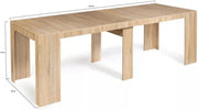 CONCEPT USINE | BELLI - Mesa consola extensible de madera | 2,35 m | Diseño moderno | 8 plazas con extensión | Madera resistente | 75x90x47 cm | Montaje rápido | Perfecta para salón, comedor