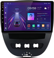 AWESAFE Autorradio para Peugeot 107 Toyota Aygo Citroen C1 2005-2014, Android 13, pantalla táctil de 10.1 pulgadas con marco, navegación Carplay Android Auto mirrorlink Bluetooth WiFi RDS Radio [2GB+64GB]