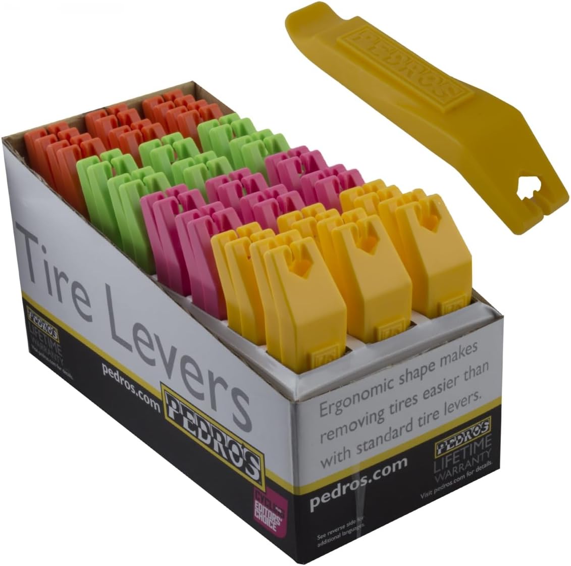 Desmontables de neumáticos 4 colores - pack de 24