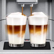 Cafetera superautomática SIEMENS EQ6 plus s700 TE657503DE, para una gran variedad de especialidades de café, boquilla para espuma de leche, molinillo de cerámica, función de doble taza, antical, limpieza automática por vapor, 1500 W, acero inoxidable