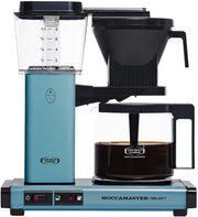 Moccamaster KBG Select, cafetera, cafetera retro, café de filtro, color blanco hueso, 1,25 L
