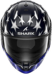 SHARK, Casco de moto integral SKWAL i3 US Flag x Troy Lee Designs Azul Rojo Blanco BRW