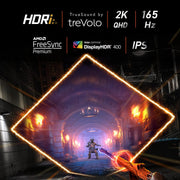 Monitor Gaming BenQ MOBIUZ EX2710Q de 27" QHD HDRi IPS, 165Hz, 1 ms FreeSync Premium