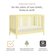 Cuna convertible 4 en 1 Swell de Babyletto con kit de conversión para cama infantil