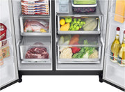 Frigorífico Side by Side LG GSGV81PYLL, Clase E, 635 L, Instaview, frigorífico con congelador, dispensador de hielo, hielo picado y agua, Total NoFrost, compresor Smart Inverter, Wi-Fi