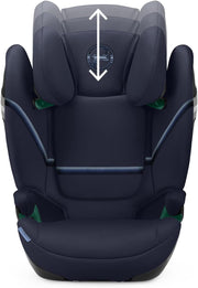CYBEX Gold Silla de Coche Solution S2 i-Fix, para coches con y sin ISOFIX, 100 - 150 cm, de 3 a 12 años aprox. (15 - 50 kg), Ocean Blue