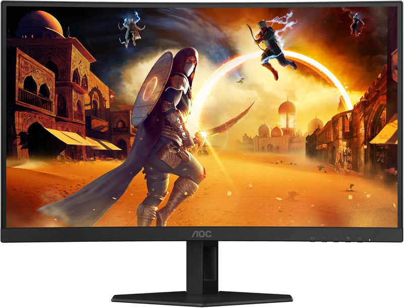 AOC Gaming C27G4ZXE - Monitor curvo FHD de 27 pulgadas, 280 Hz, 1ms, HDR10, FreeSync Premium (1920x1080, HDMI, DisplayPort) Negro/Gris